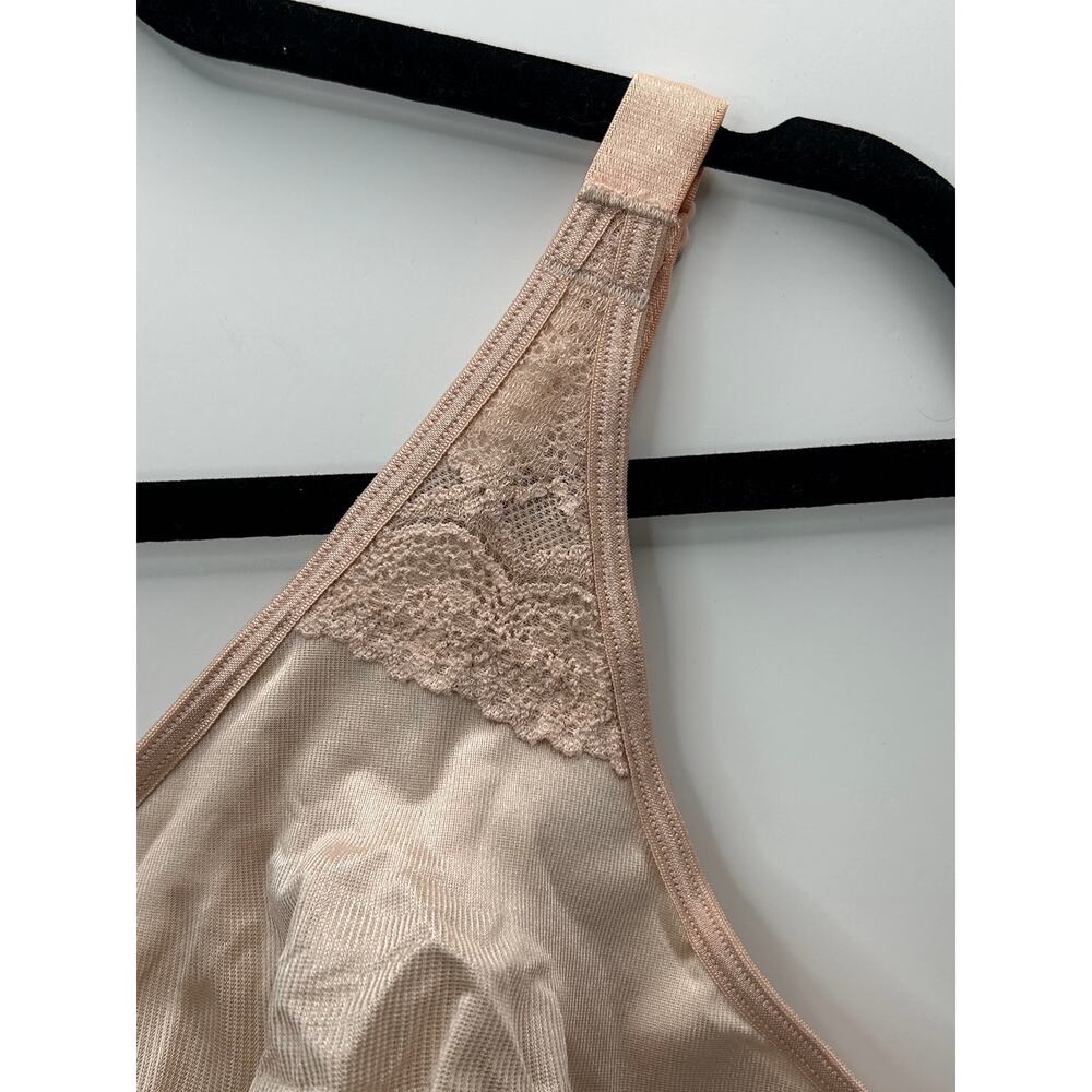 Ruby Ribbon Pin-Up Cami Lace Inserts Shapewear Style 3055 Pale Women's 48 NIB - Picture 4 of 8